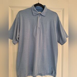 Ermenegildo Zegna Blue Polo Shirt men's size L